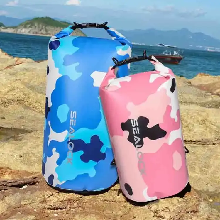 10L/20L Waterproof Dry Bag na may Dry-Wet Separation Pouch