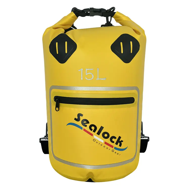 15L/20L IPX7 Waterproof Dry Bag na may Transparent na Bintana at Dry-Wet Separation