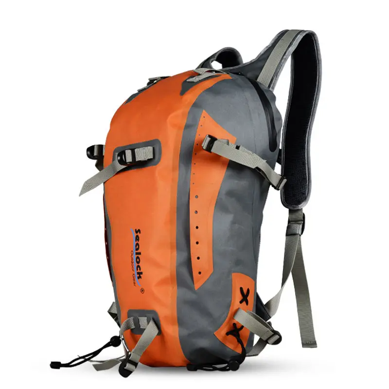 15L TPU Waterproof Cycling Backpack na may Floating Ventilated Back System