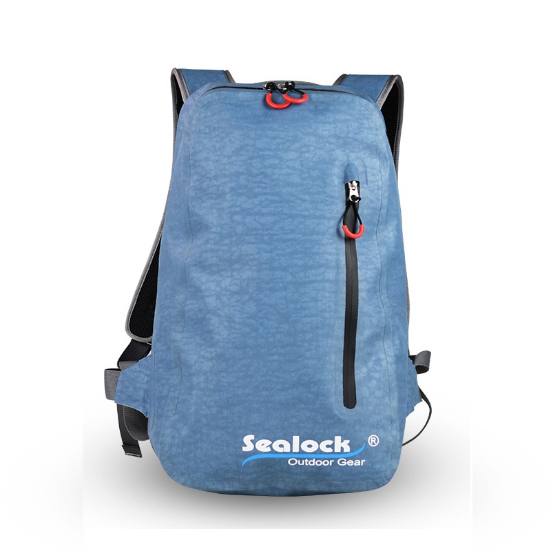 15L Waterproof Backpack na may Waterproof Zipper para sa Hiking at Cycling