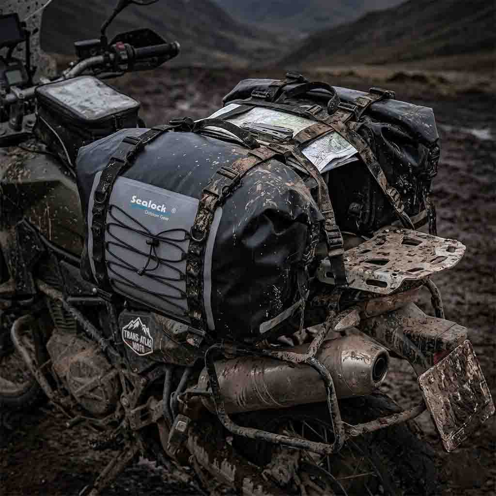 Pinakamahusay na Waterproof na Bag ng Motorsiklo: ADV Packing at Strap-Down Physics