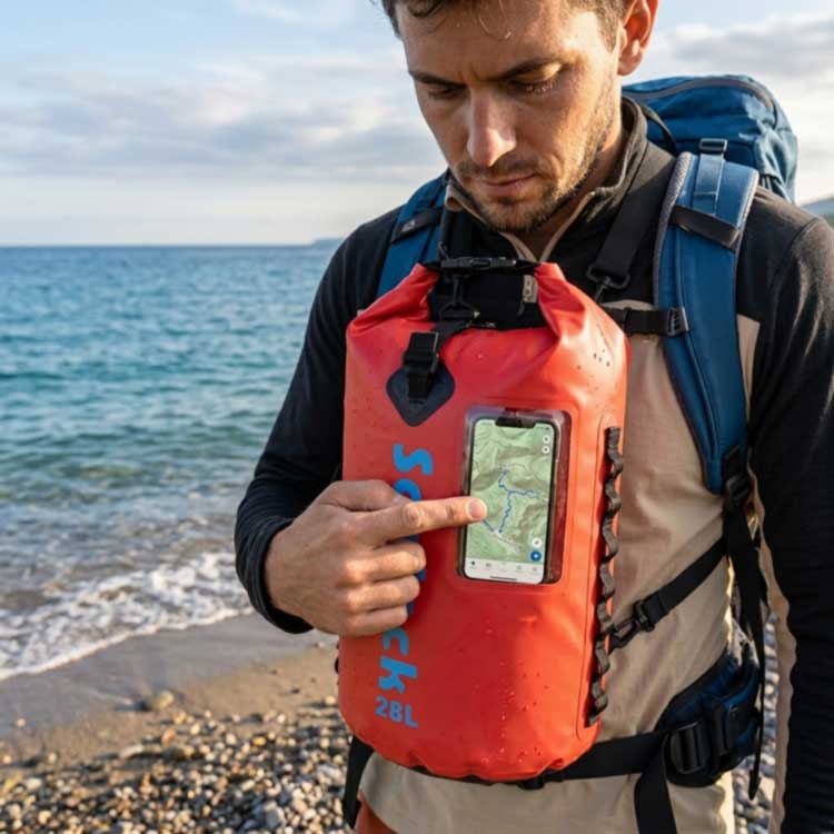 Waterproof Backpack na may Window ng Telepono: Mga Benepisyo para sa Navigation at Outdoor na Paggamit