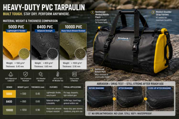Heavy Duty Dry Bags para sa Industrial at Outdoor Applications
