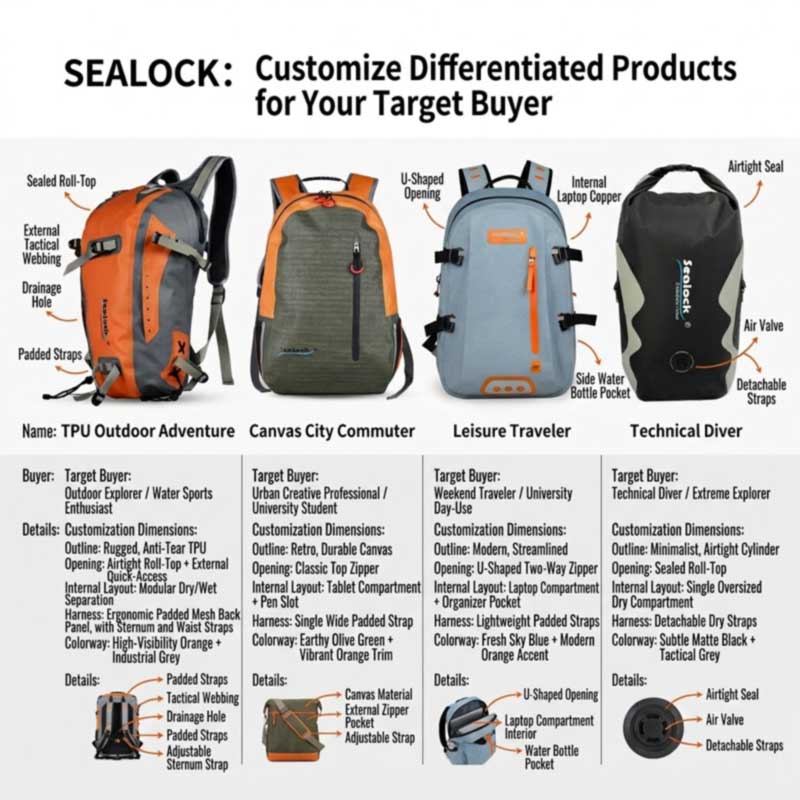Mga Custom na Waterproof na Backpack para sa Mga Panlabas na Brand