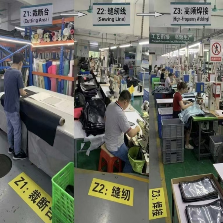Waterproof Backpack Factory: Produksyon at Quality Assurance