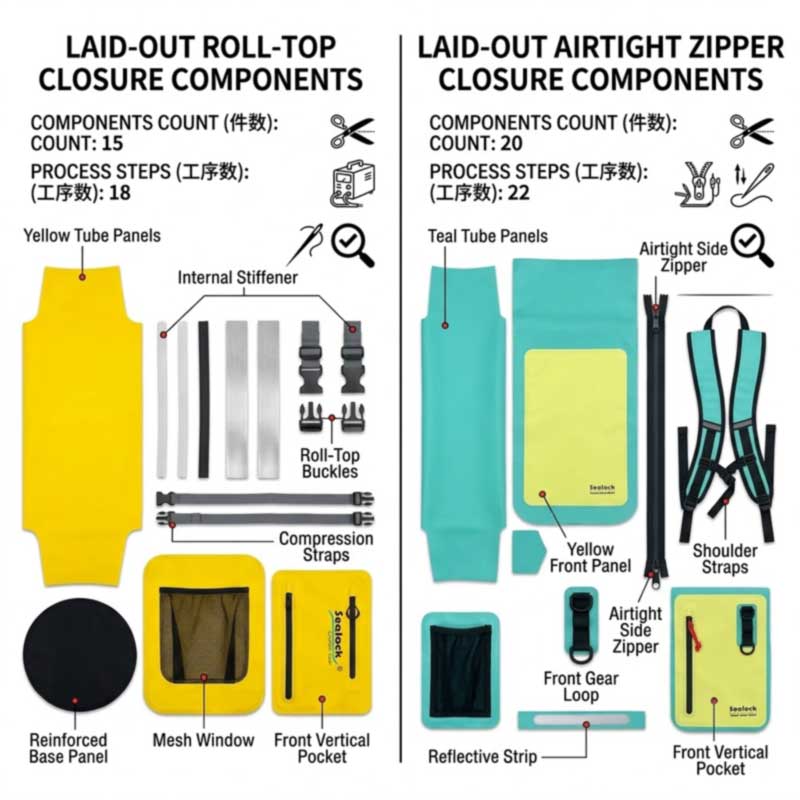 Roll Top Waterproof Backpacks: Mga Tampok at Mga Bentahe sa Paggawa