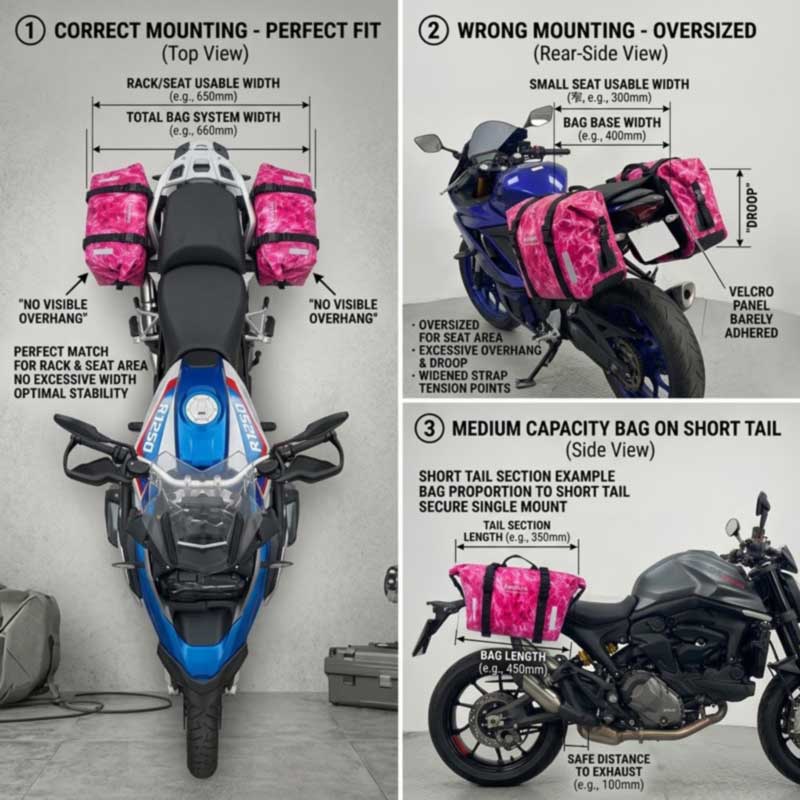 Motorcycle Tail Bag Manufacturer para sa OEM Projects