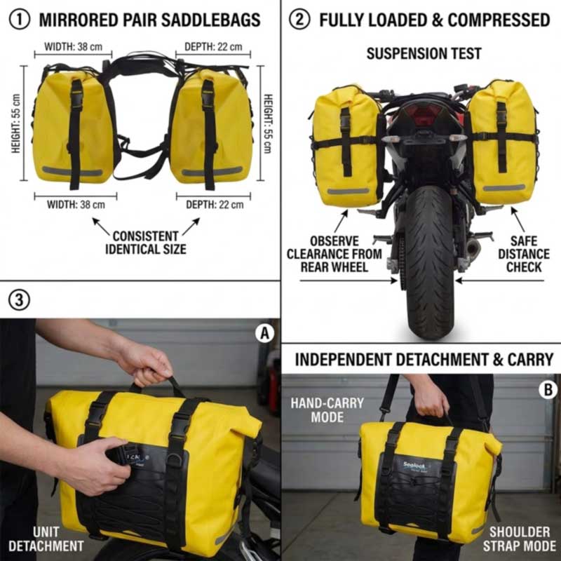 Manufacturer ng Motorcycle Saddlebag para sa Adventure Motorcycle Brands