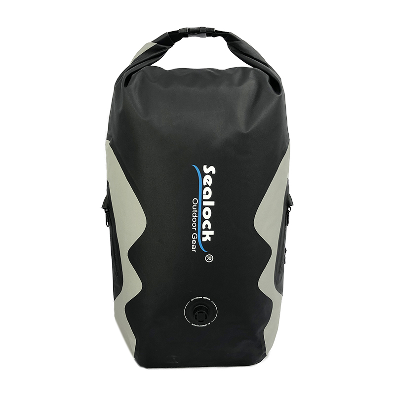 25L Waterproof Roll Top Dry Backpack na may Air Valve