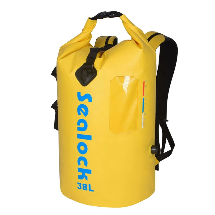 Bagong Waterproof Backpack para sa Hiking 38 Liter na may Yellow Window